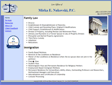 Tablet Screenshot of nakovskilaw.com